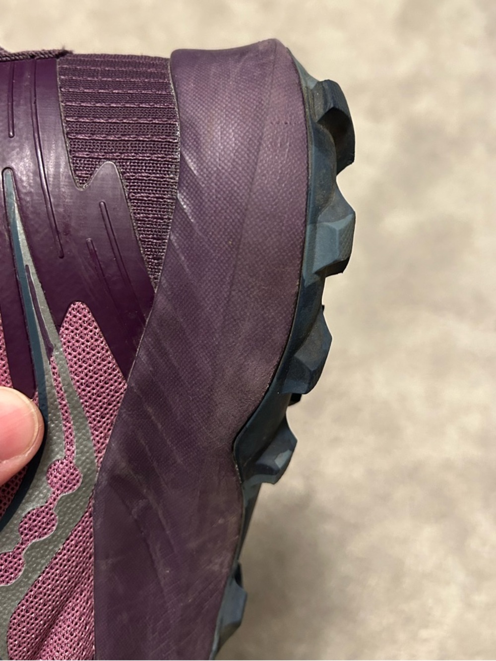 Saucony Women's Purple Trail Running Shoes - Picture 9 of 9